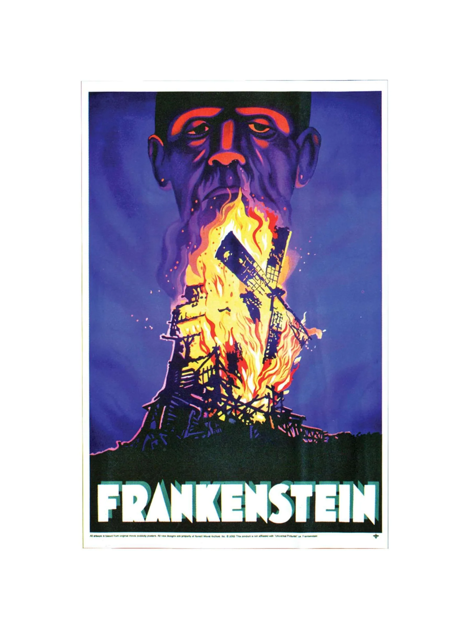 Frankenstein Poster Cling