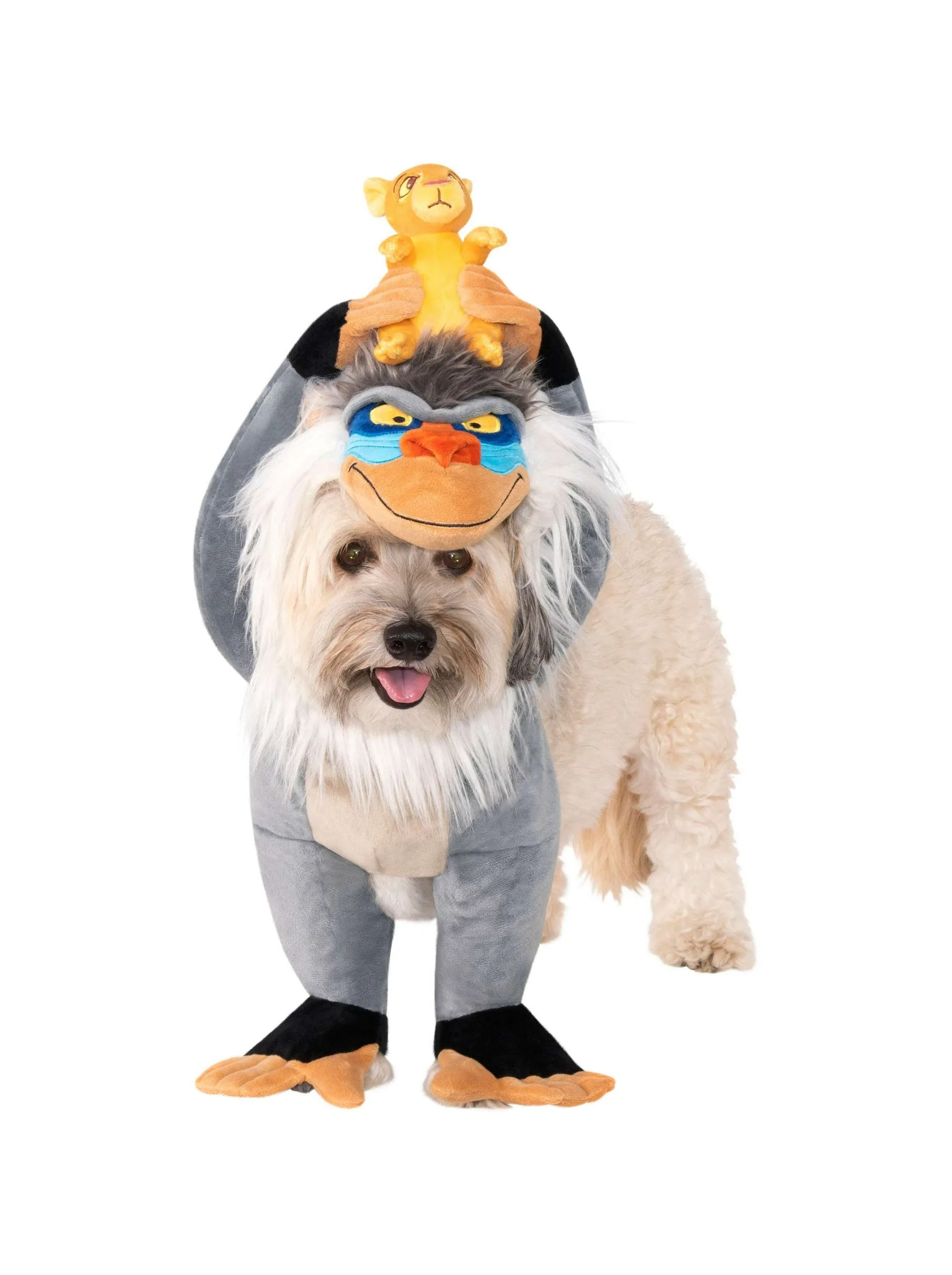The Lion King Rafiki with Simba Pet Costume - XL