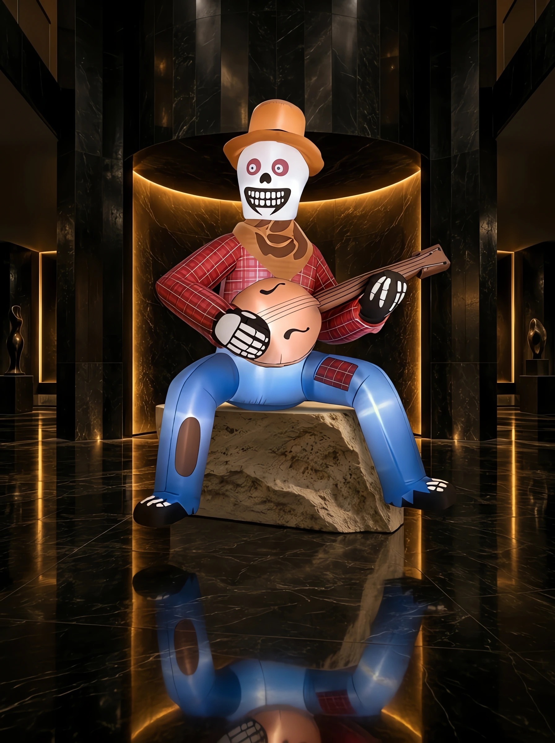 12-Foot Inflatable Colossal Skeleton
