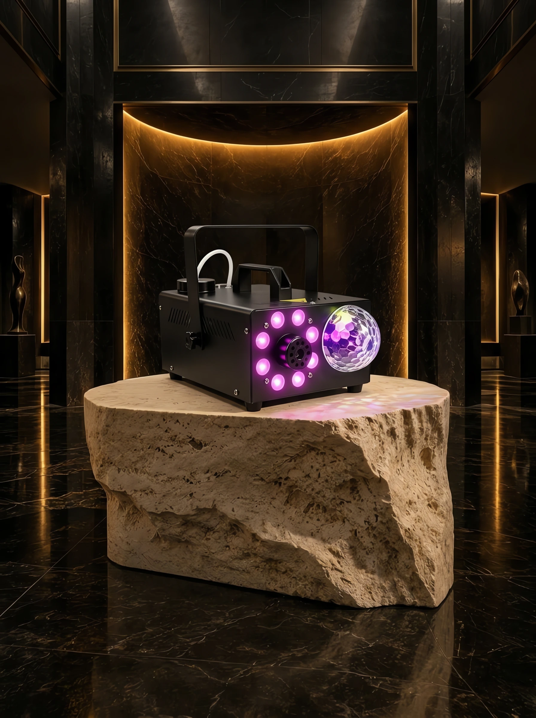 600W Compact RGB Smoke & Fog Machine