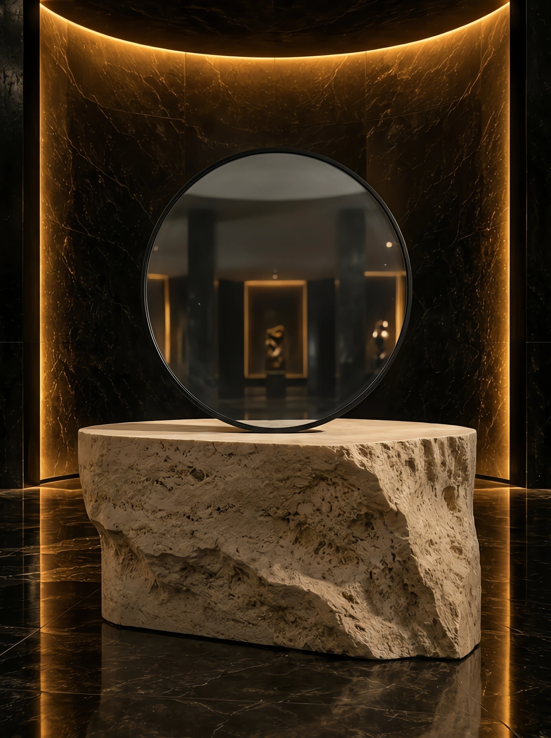 Round Wall Mirror