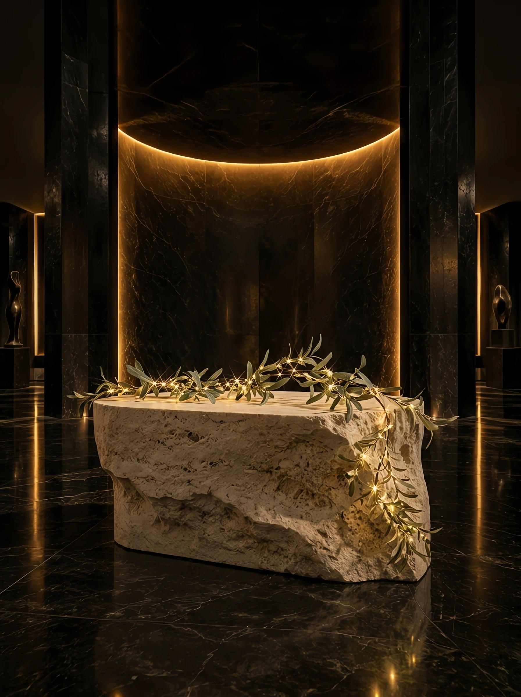 Olive Branch Wreath Ambient Light