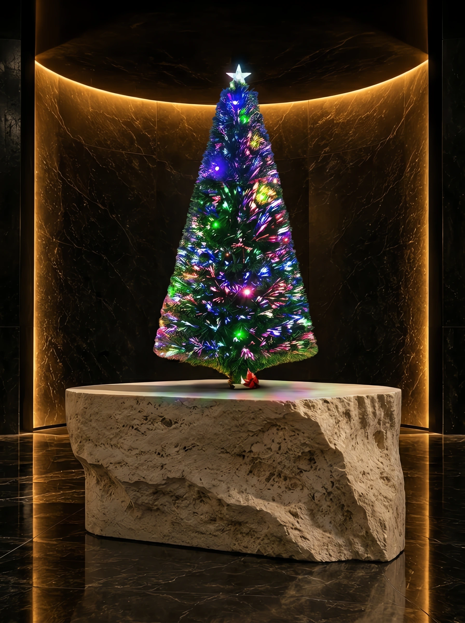 6' Pre-Lit Douglas Fir Christmas Tree