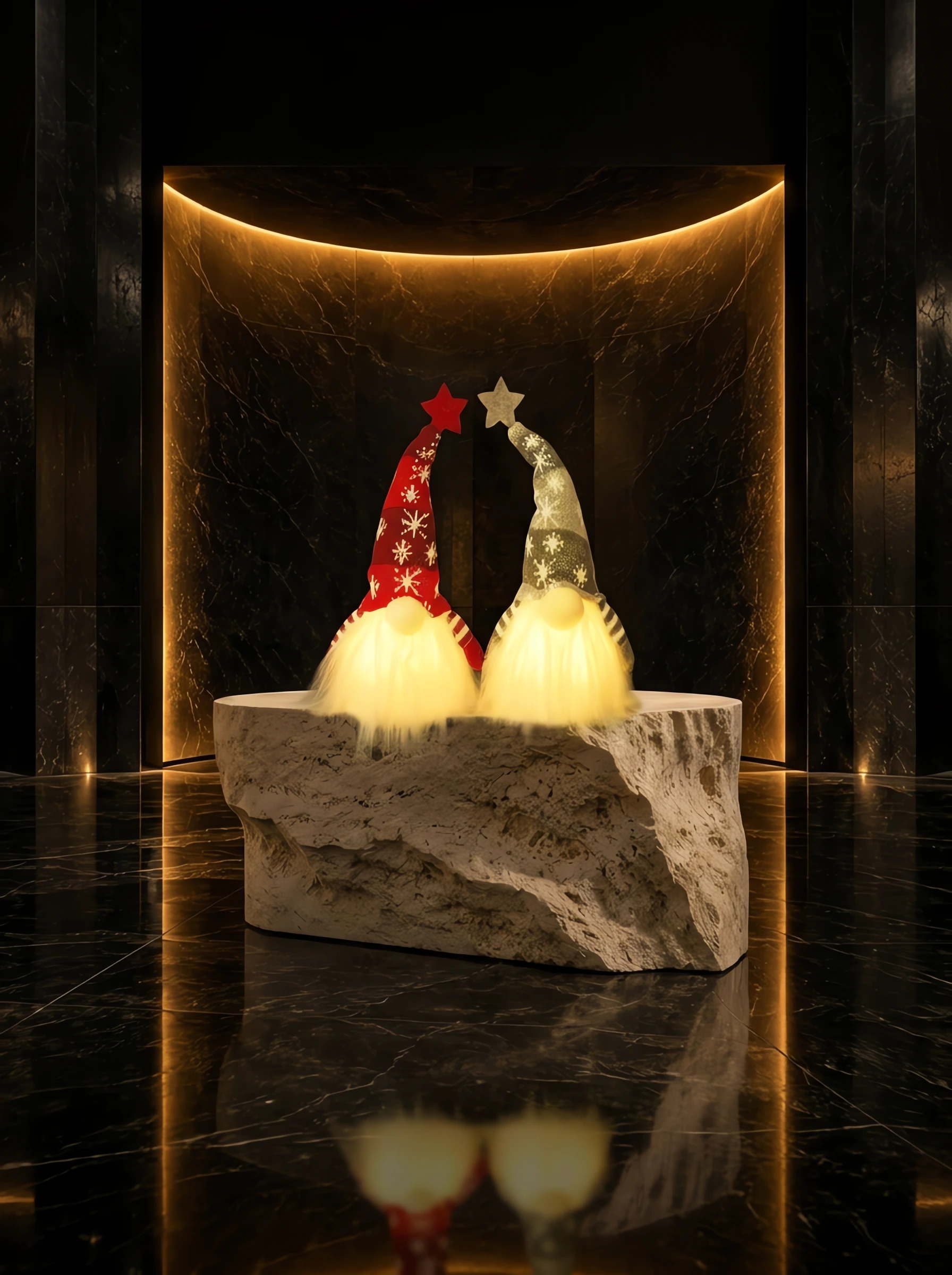 Lighted Scandinavian Tomte Gnome