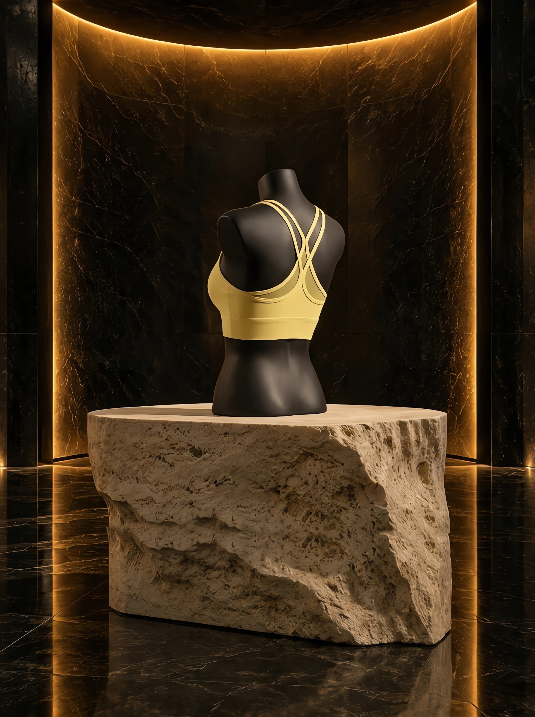 Scoop Neck Active Bra